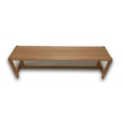 Banc en bois sans dossier