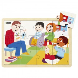 Lot de 4 puzzles - Les bons...