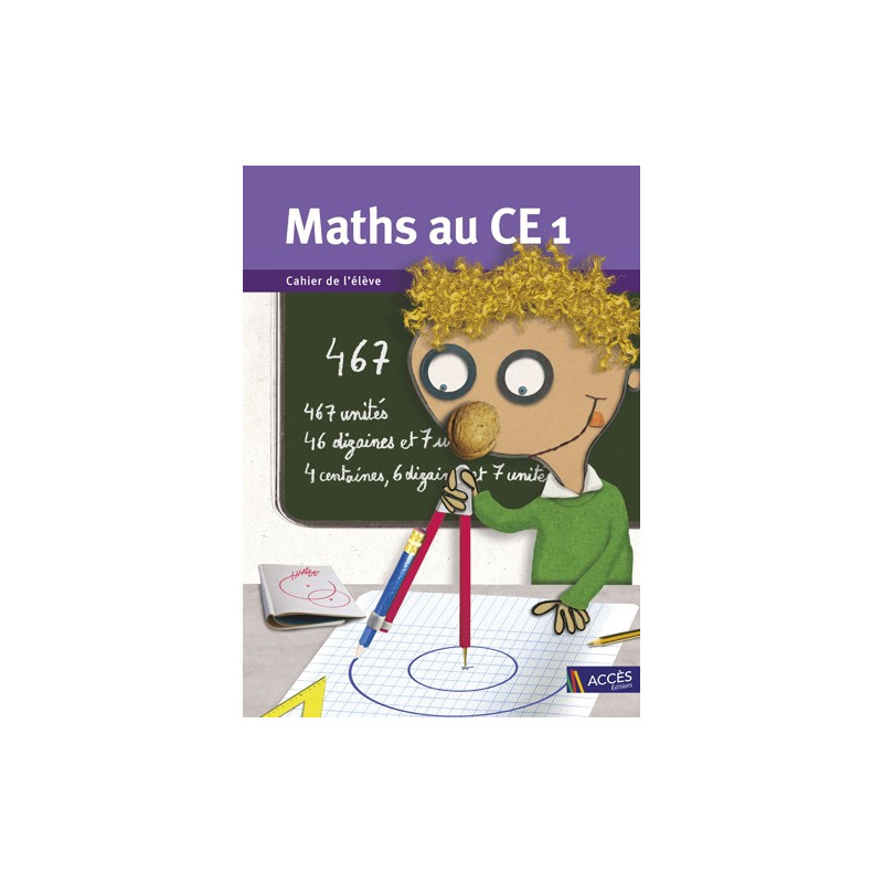 Maths au CE1 - Cahier de l'élève - Lot de 5