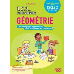 1, 2, 3 Parcours... Géométrie - Fichier à photocopier CE