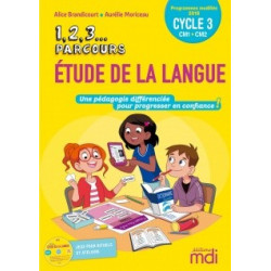 1, 2, 3 Parcours... Etude de la langue - Fichier à photocopier CM